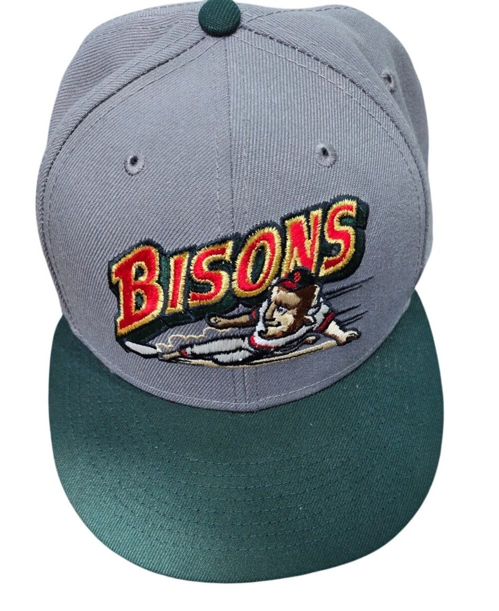 New Era 59FIFTY Buffalo Bisons 25th Anniversary Red Bottom Size 7 1/8"